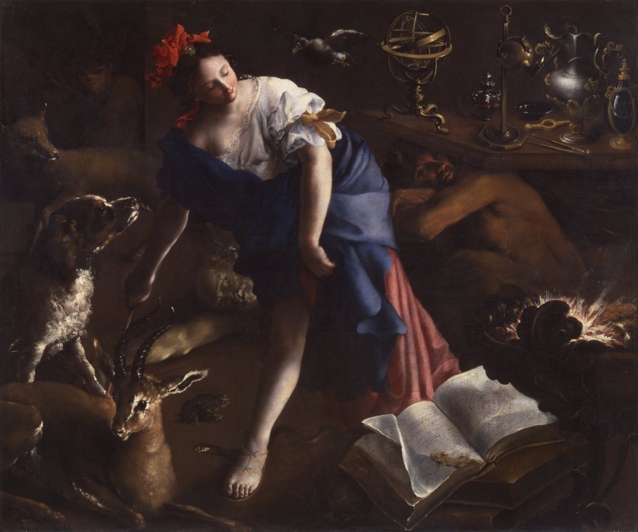 Die Zauberin von Bartolomeo Guidobono
