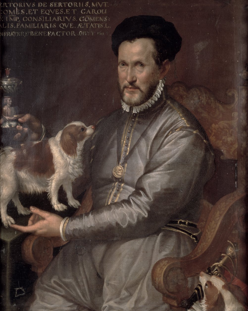 Porträt von Graf Sertorio von Bartolomeo Passarotti
