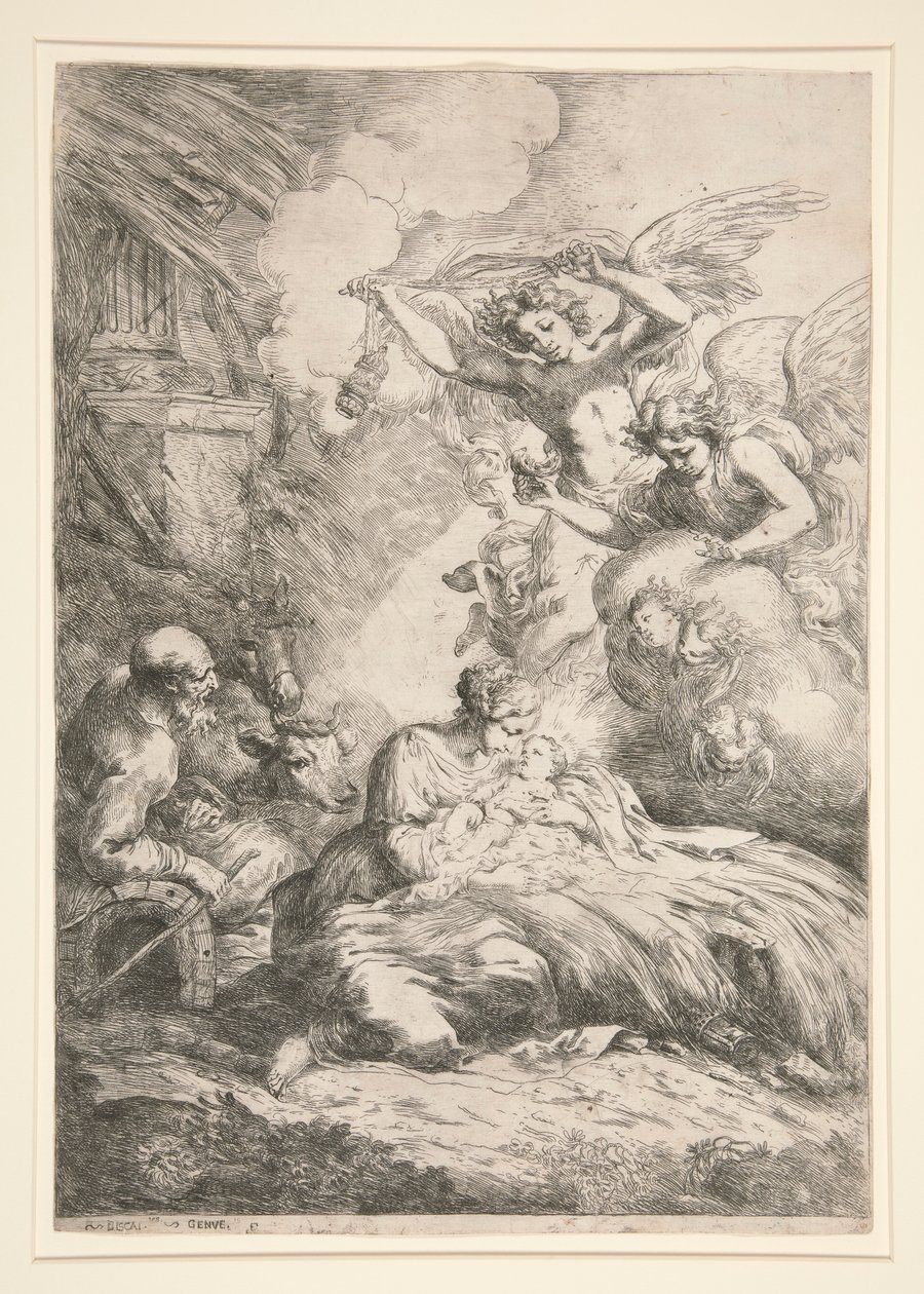 Die Geburt Christi von Bartolomeo Biscaino