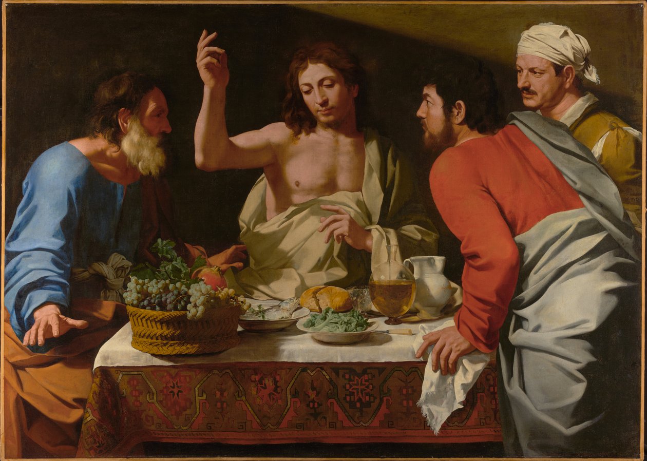 Das Abendmahl in Emmaus von Bartolomeo Cavarozzi