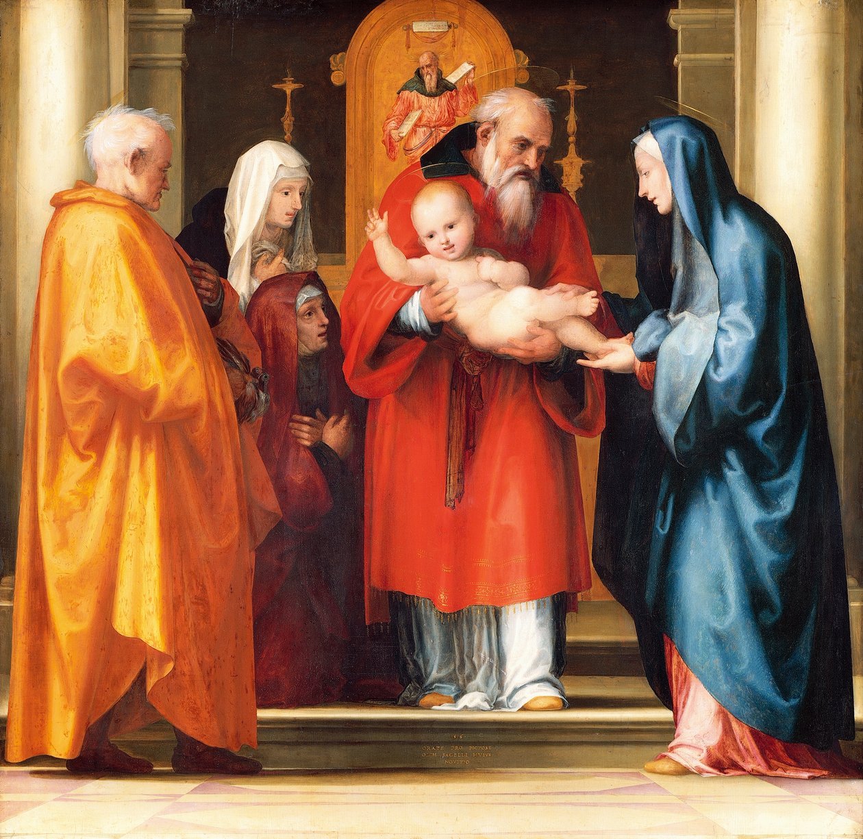 Darstellung Jesu im Tempel (Detail) von Bartolomeo Fra