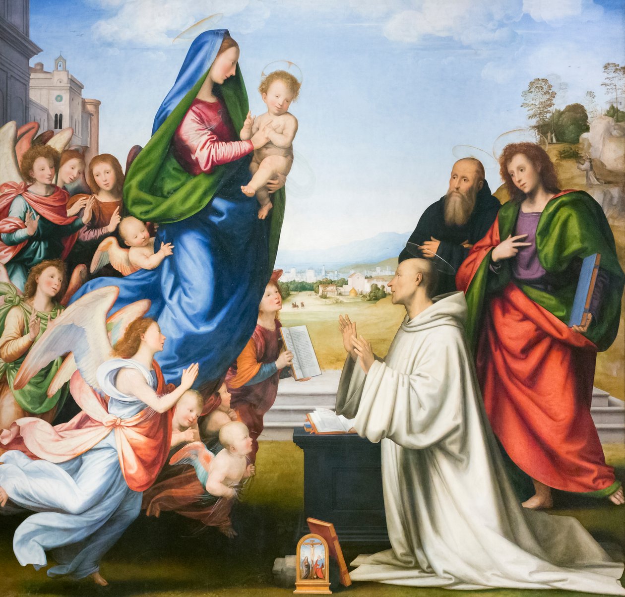 Die Vision des hl. Bernhard von Bartolomeo Fra