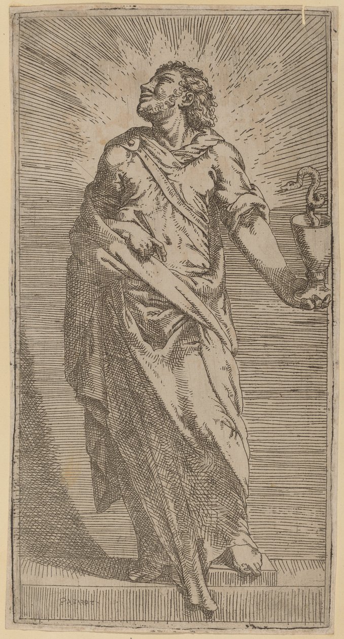 Johannes der Evangelist von Bartolomeo Passarotti