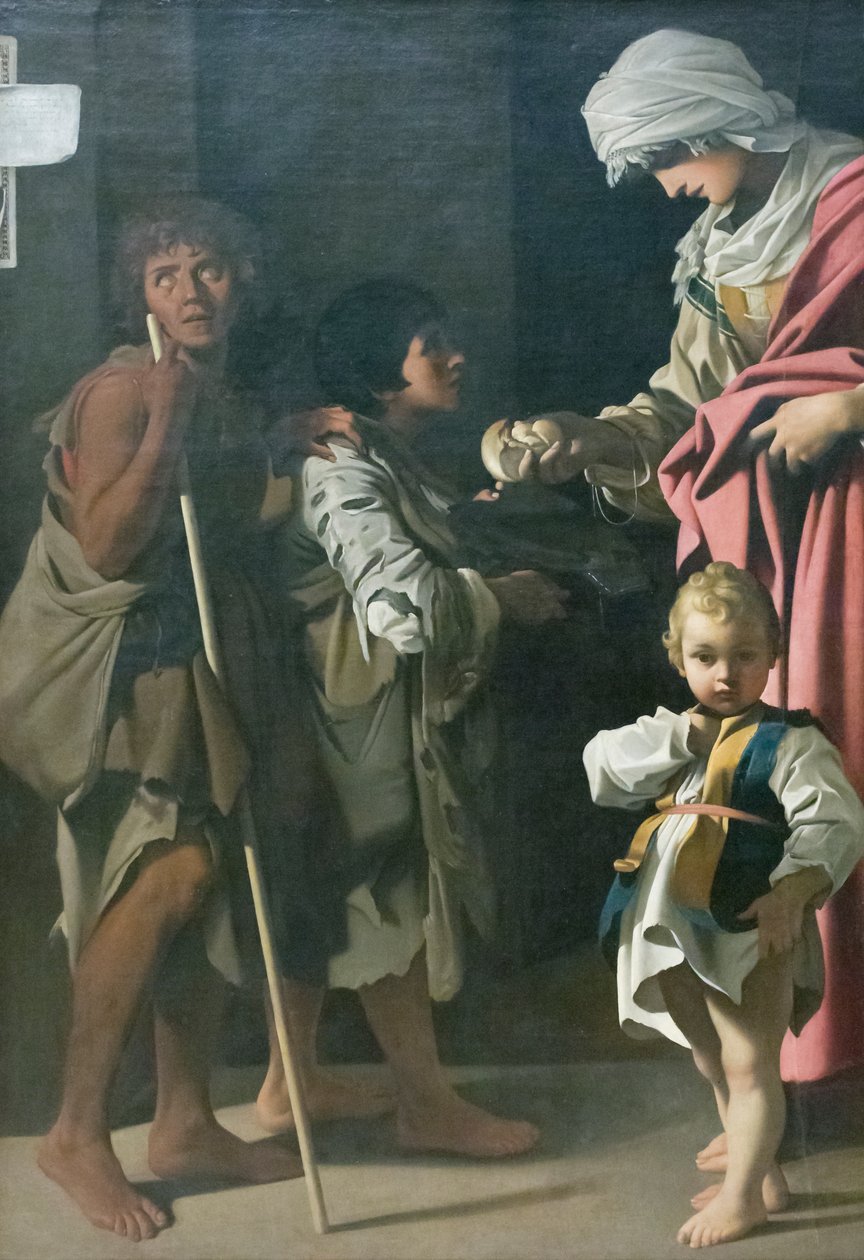 Die Barmherzigkeit der Heiligen Elisabeth von Ungarn von Bartolomeo Schedoni
