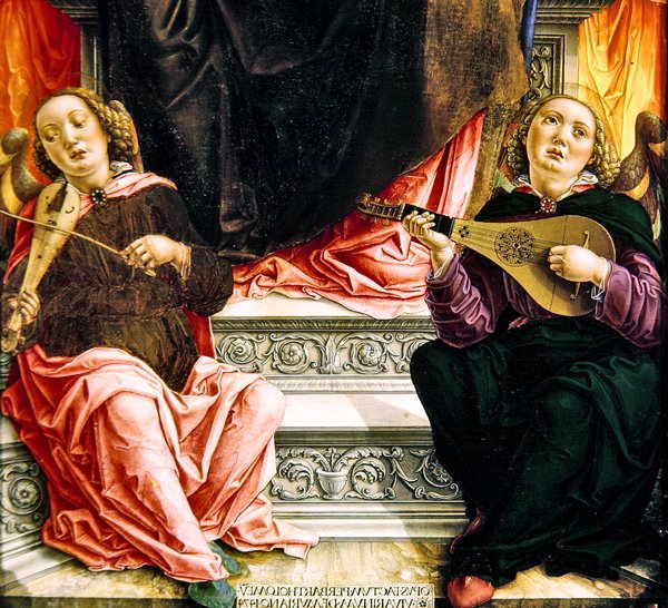 (Detail) des Triptychons von St. Markus von Bartolomeo Vivarini