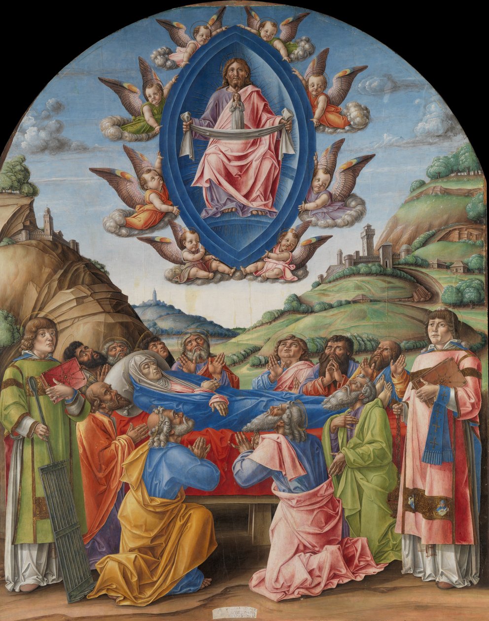Der Tod der Jungfrau, 1485 von Bartolomeo Vivarini