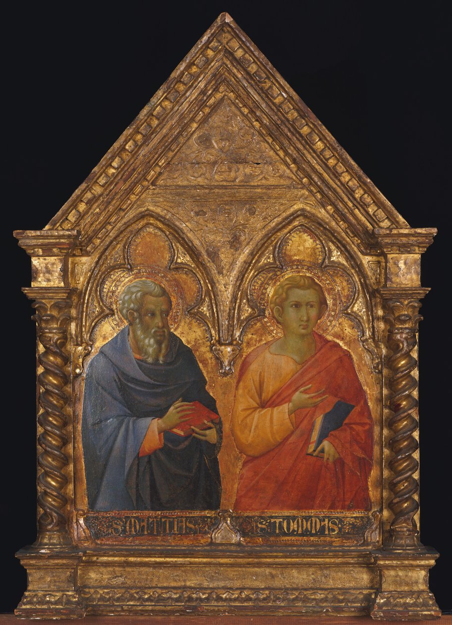 Heilige Matthias und Thomas, ca. 1350 von Bartolommeo Bulgarini