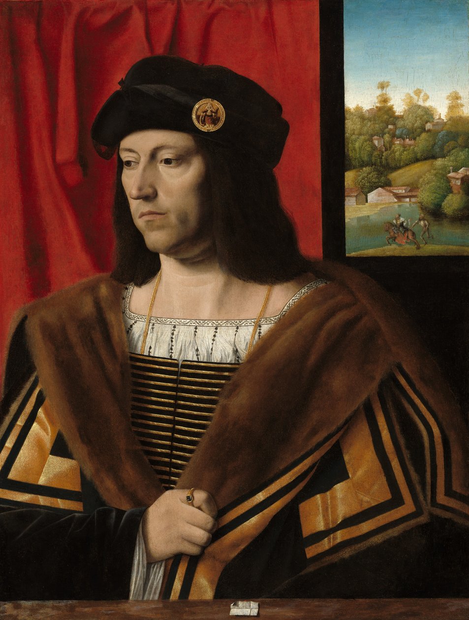 Porträt eines Gentlemans von Bartolommeo Veneto