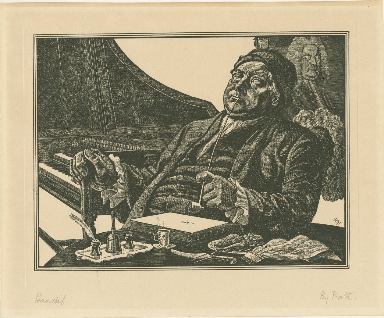 Händel, um 1930 von Batt