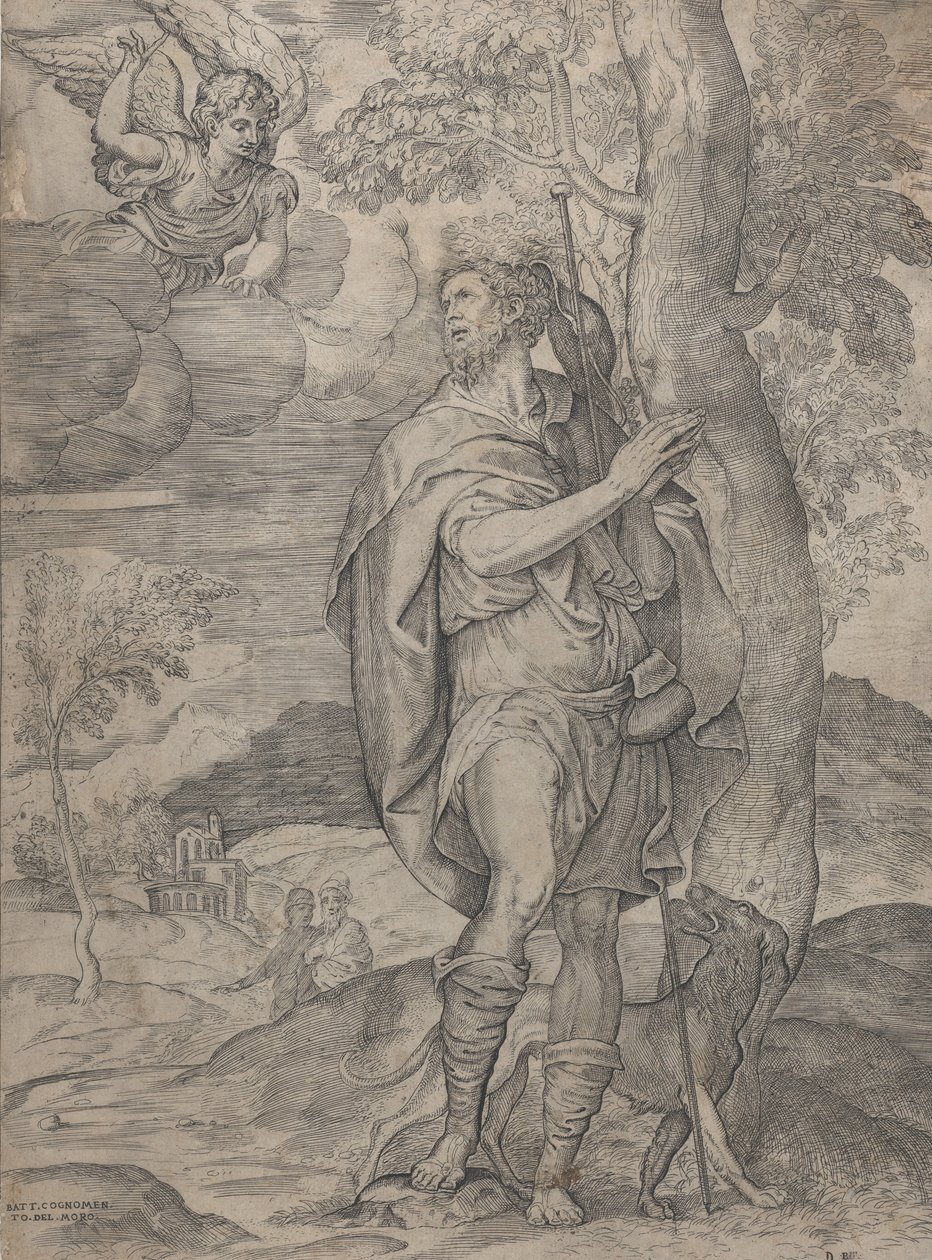 Heiliger Rochus von Battista del Moro
