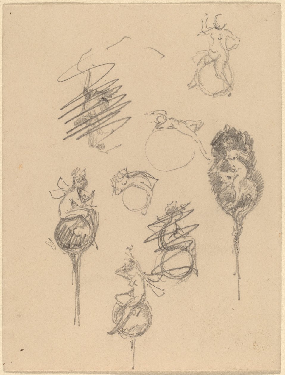 Studien für Schmuckdesigns [recto] von Beatrice Godwin Whistler
