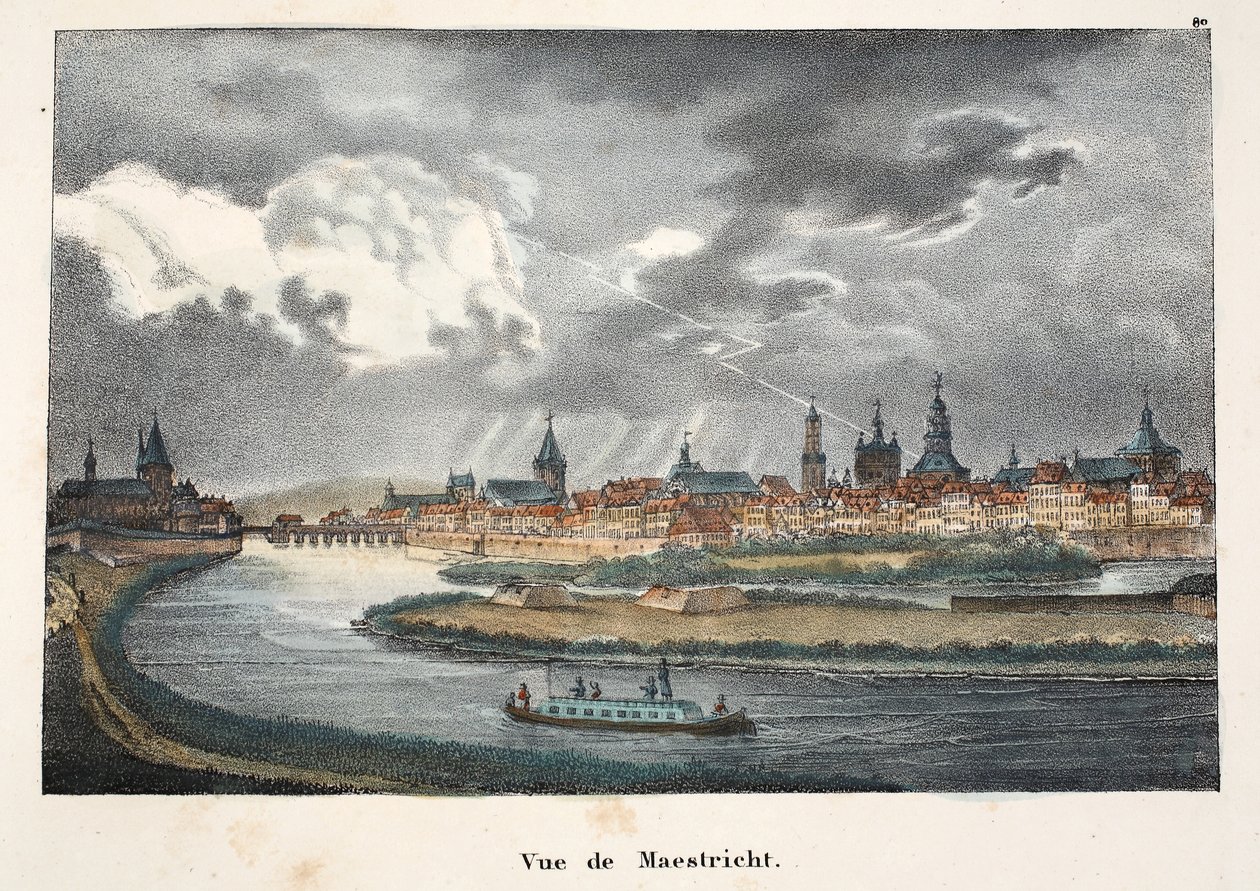 Ansicht von Maastricht, ca. 1895 von Belgian School