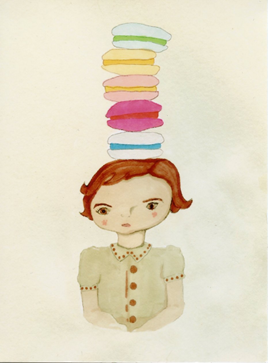 Makronenmädchen von Bella Larsson