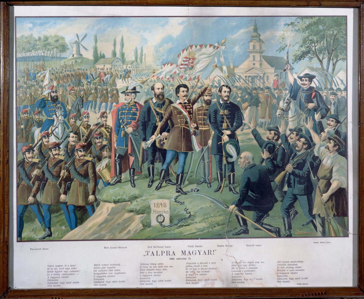 Sandor Petofi (1823-49) und seine berühmte Proklamation 