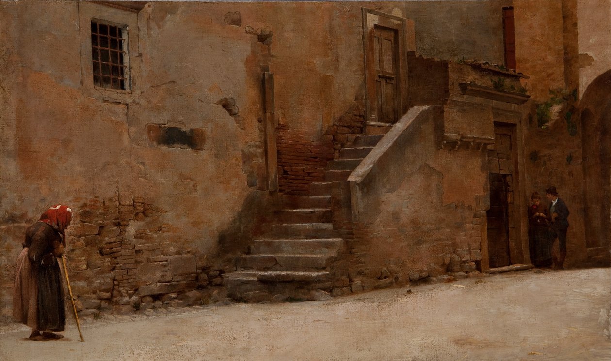 Straße in Italien von Belmiro de Almeida