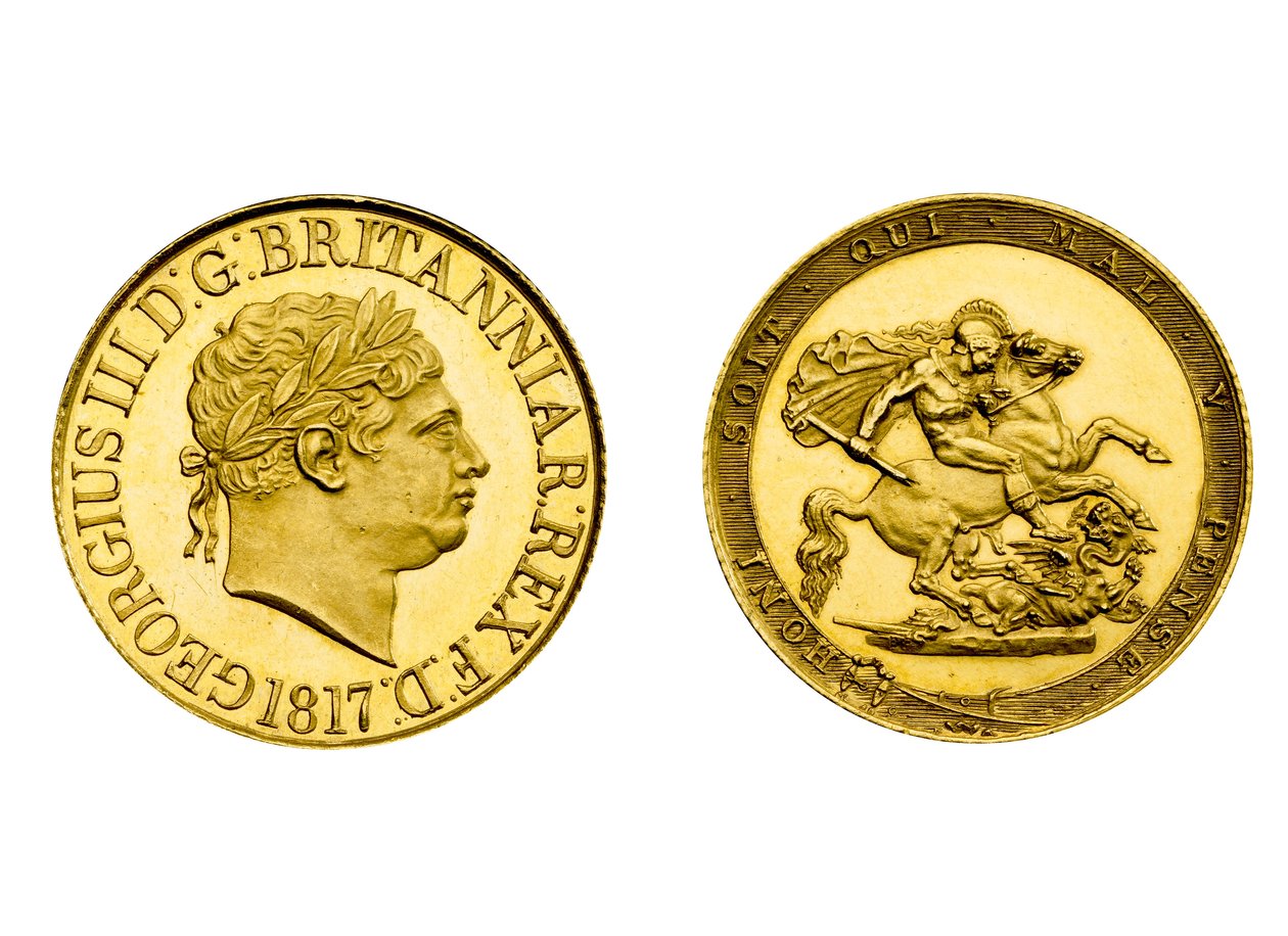 Sovereign, 1817 von Benedetto Pistrucci