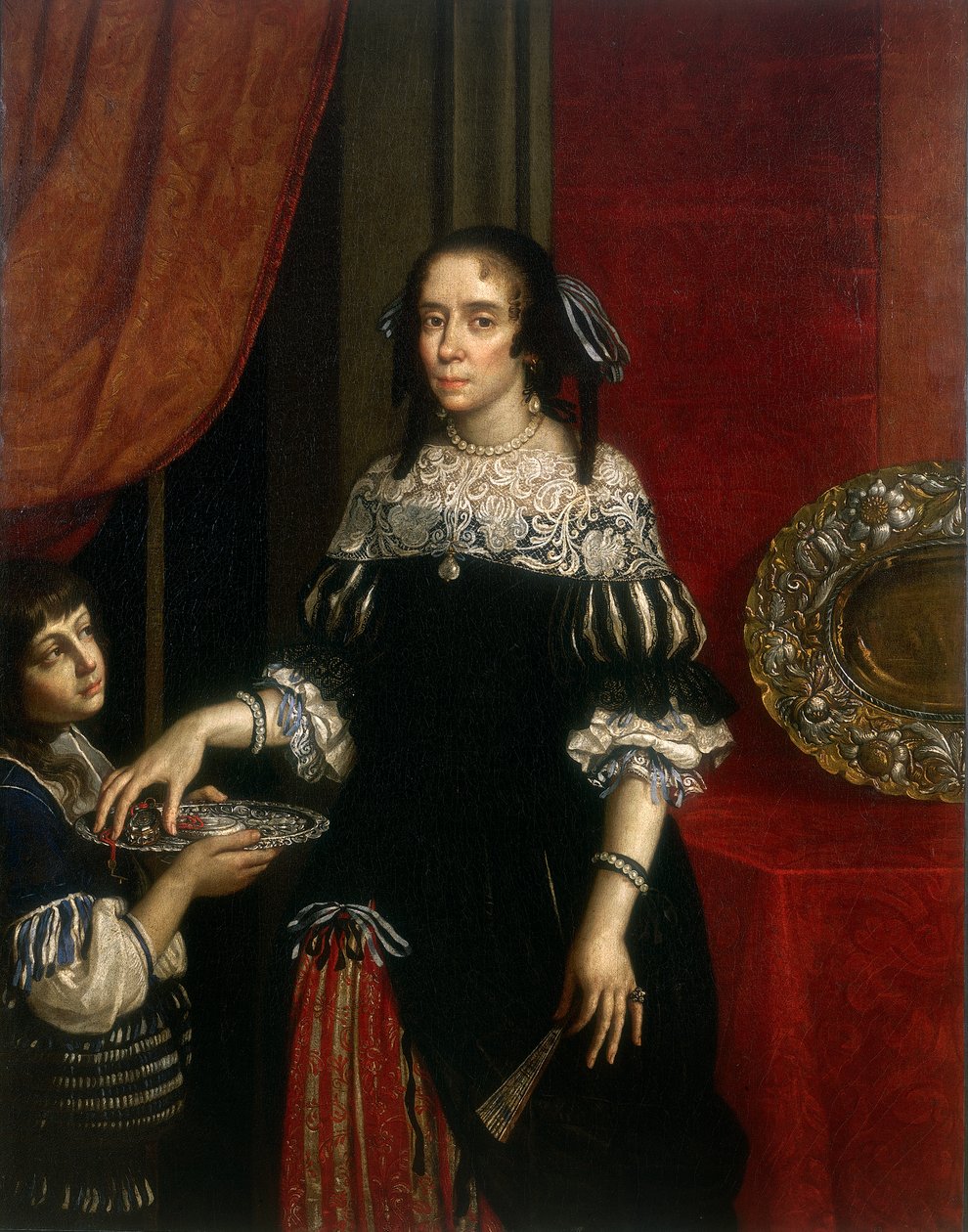 Porträt der Gräfin Gonzaga von Novellara von Benedetto and Cesare 1637 88 Gennari