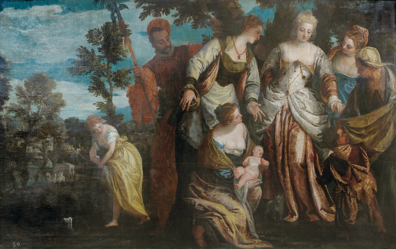 Das Auffinden des Moses von Benedetto Caliari