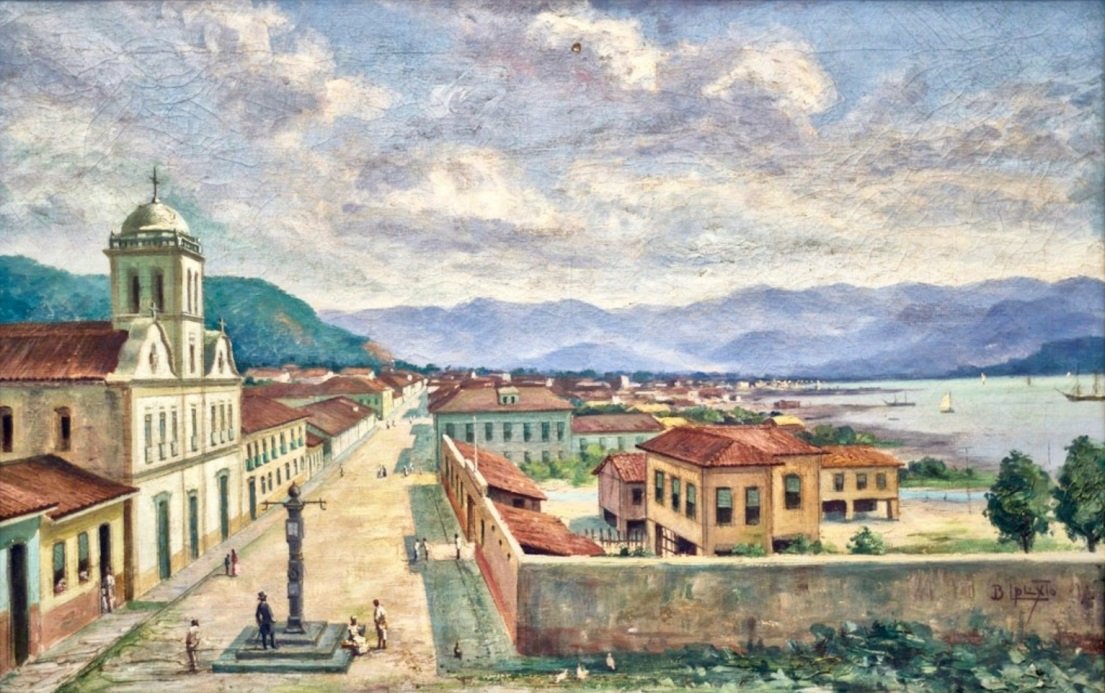 Igreja do Carmo e Pelourinho von Benedito Calixto