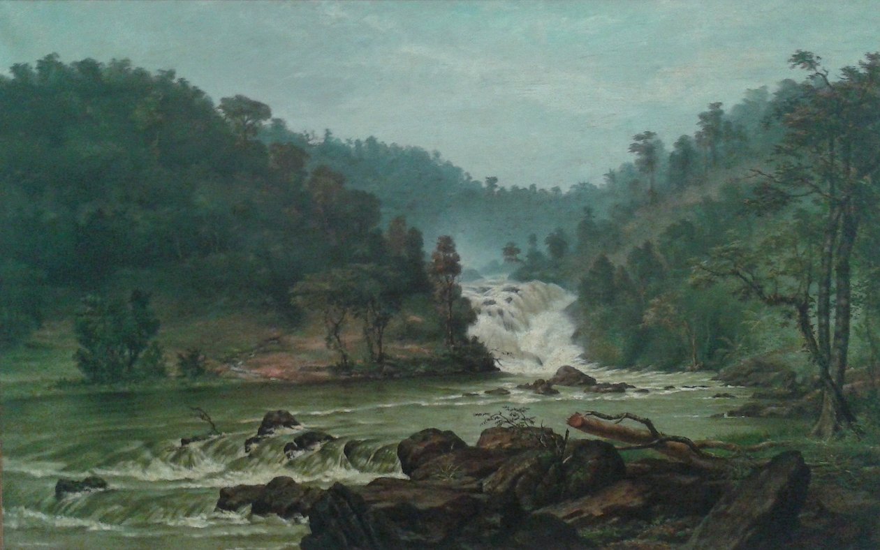 Wasserfall am Sorocaba-Fluss von Benedito Calixto