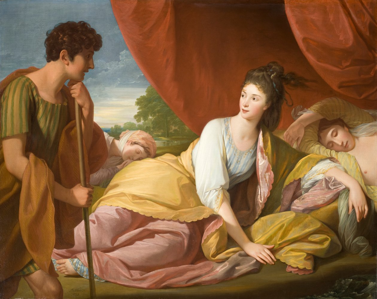Cymon und Iphigenia von Benjamin West