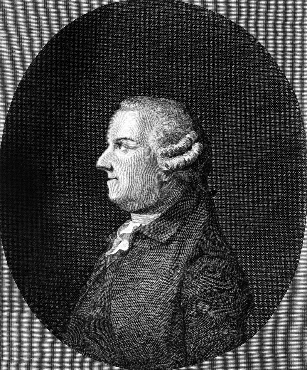 Thomas Gray, Druck von R. Pollard, ca. 1800 von Benjamin Wilson