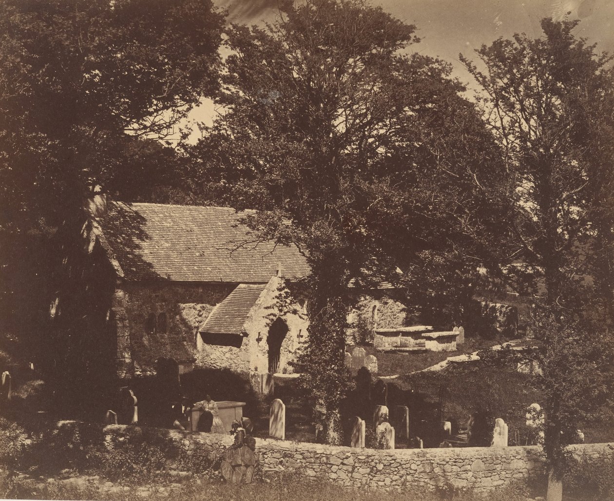 Bonchurch, 1850er Jahre von Benjamin Brecknell Turner
