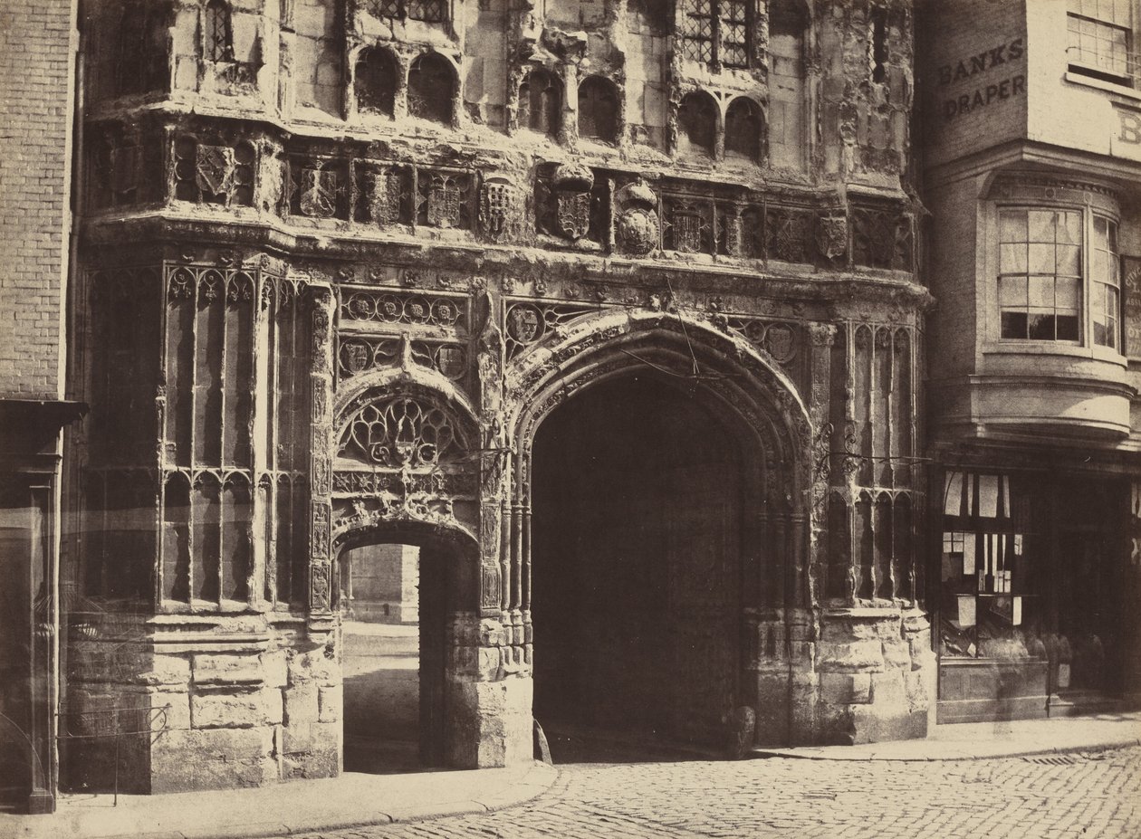 Christchurch-Tor, Canterbury, 1854, gedruckt 1857 von Benjamin Brecknell Turner