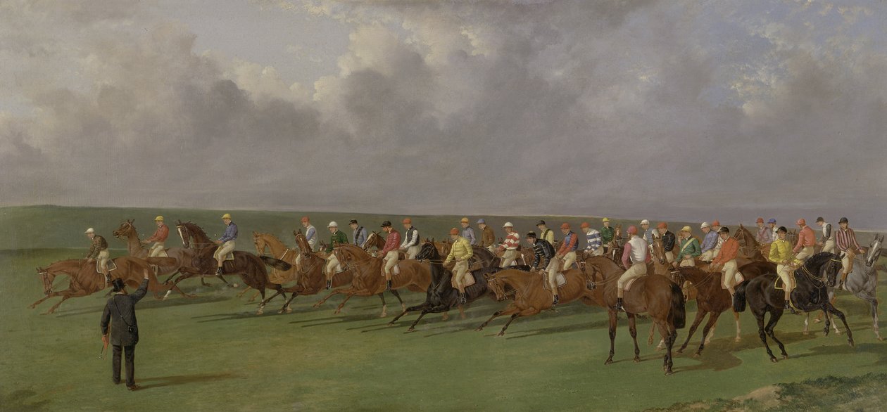 Seide und Satin des Turfs, 1865 von Benjamin Herring