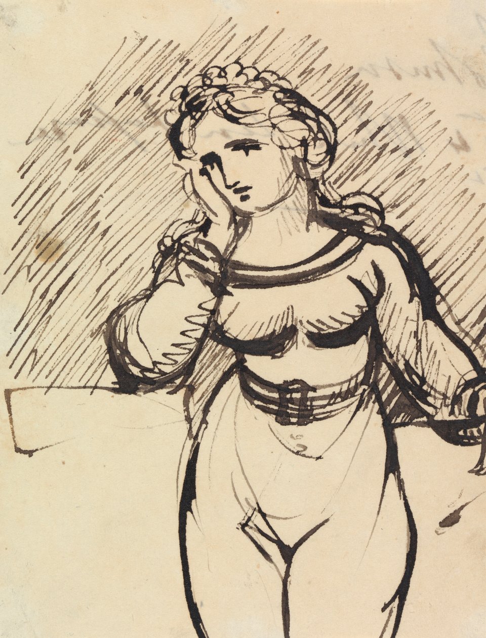 Figurenstudie einer Frau von Benjamin Robert Haydon