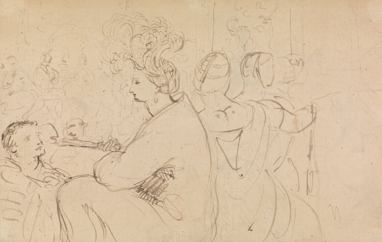 Studie sitzender Figuren von Benjamin Robert Haydon