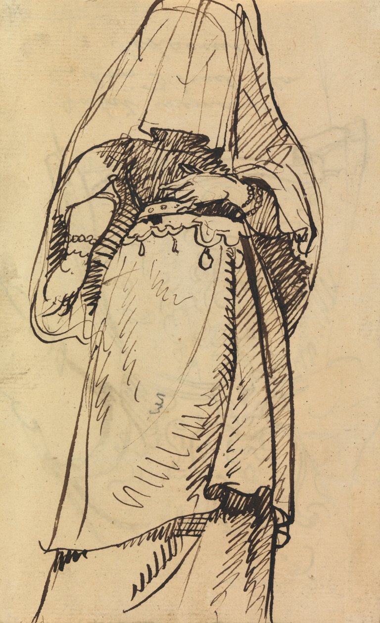 Studie einer verschleierten Frau von Benjamin Robert Haydon