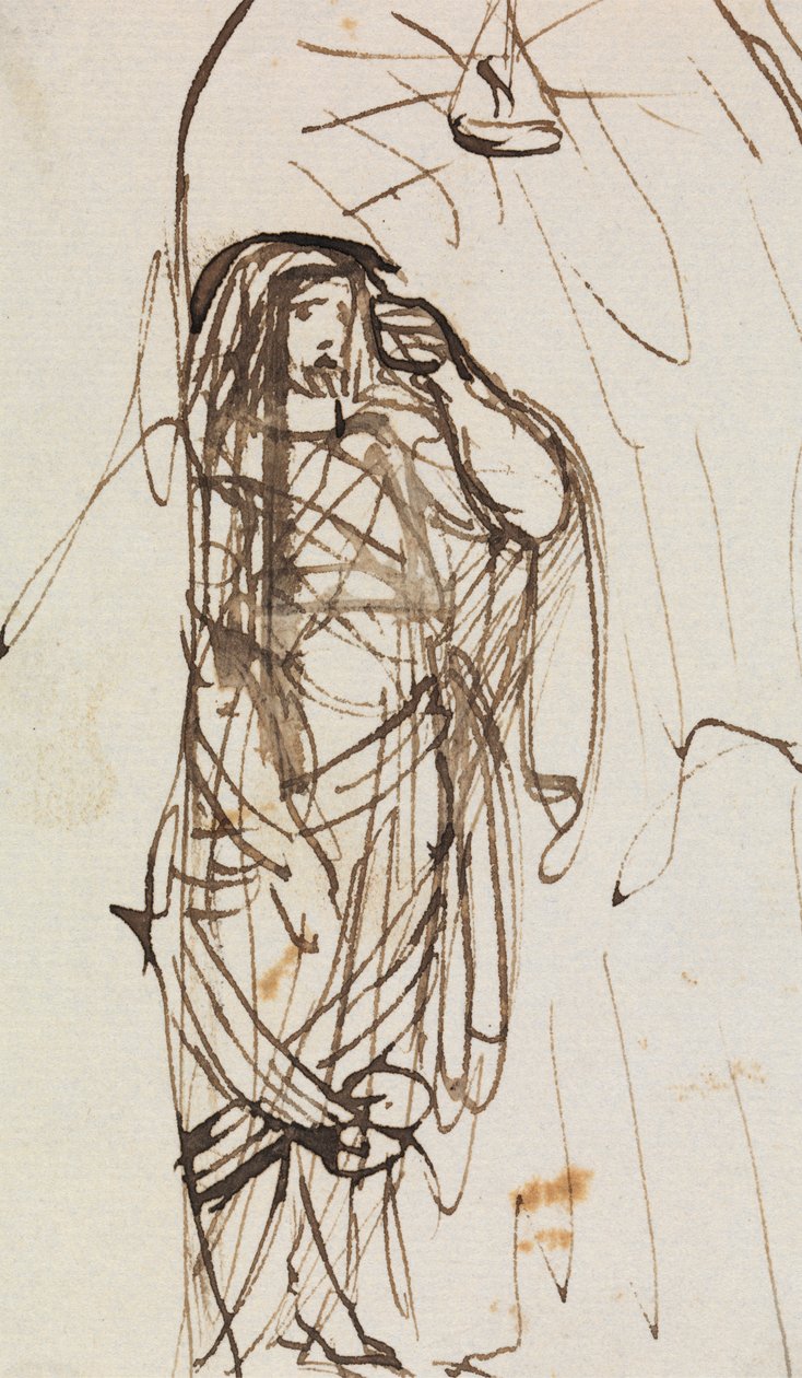 Studie der Auferstehung des Lazarus von Benjamin Robert Haydon