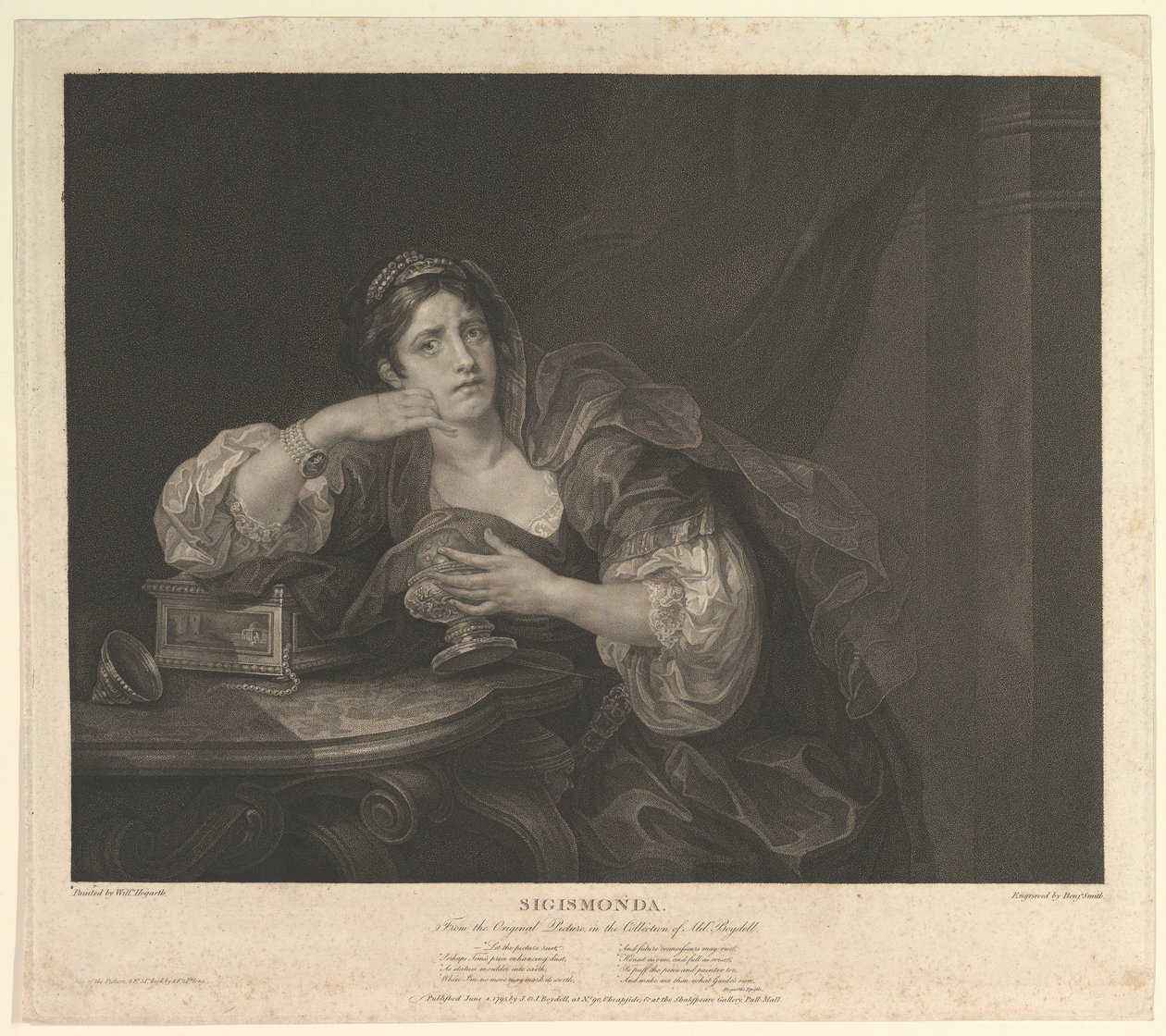 Sigismonda, 4. Juni 1795 von Benjamin Smith