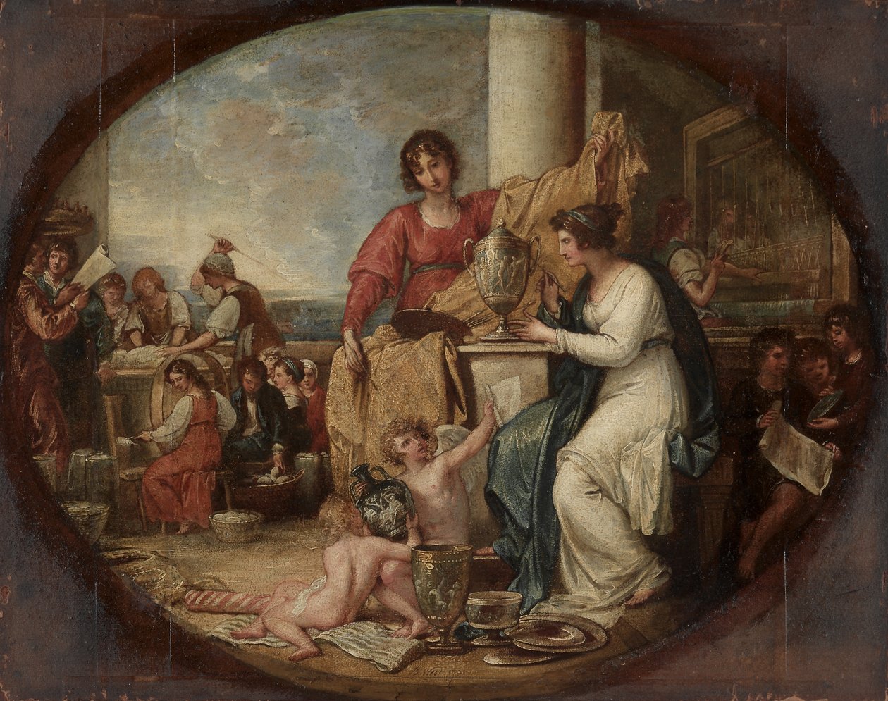 Eine Skizze von Benjamin West