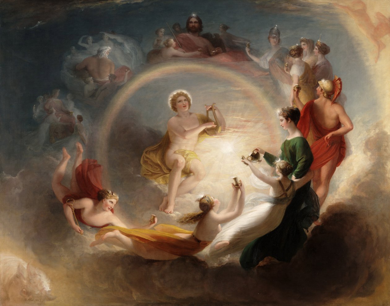 Apollos Verzauberung von Benjamin West