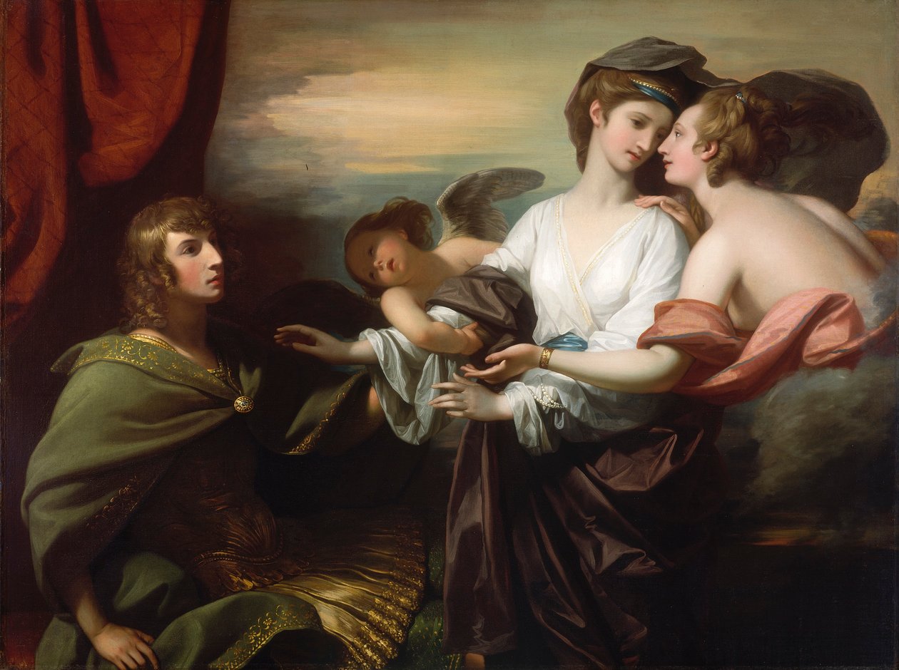 Helena nach Paris gebracht von Benjamin West