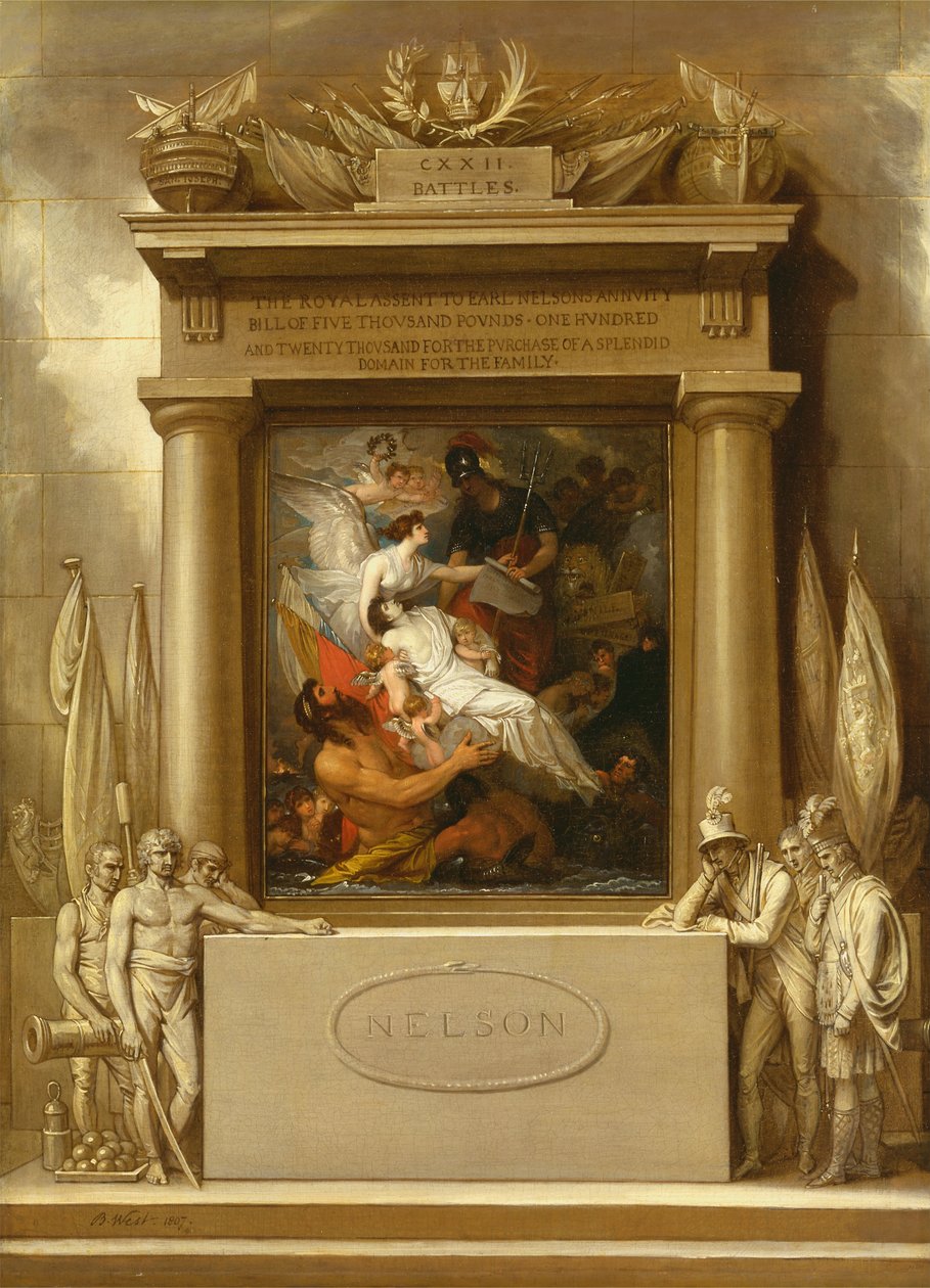 Die Apotheose von Nelson von Benjamin West