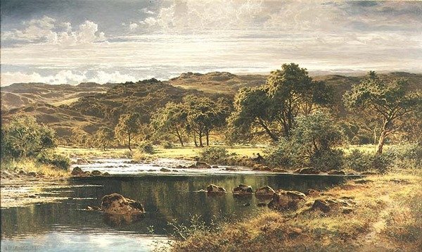 Ein heller Nachmittag in Nordwales von Benjamin Williams Leader