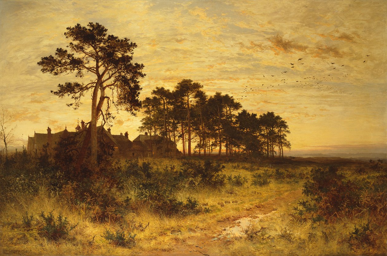 Die stille Abendstunde von Benjamin Williams Leader