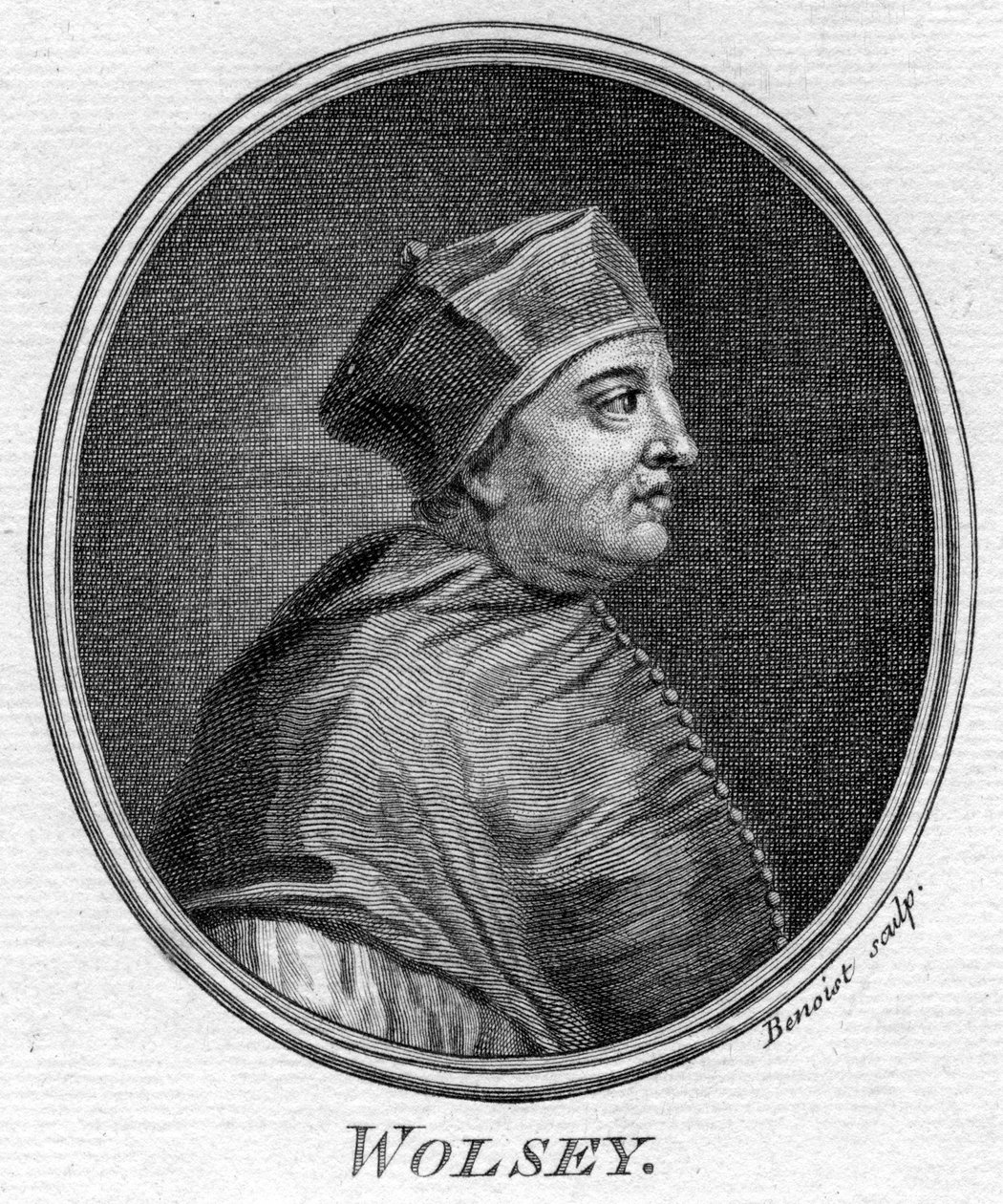 Thomas Wolsey, ca. 1475-1530, englischer Staatsmann von Benoist