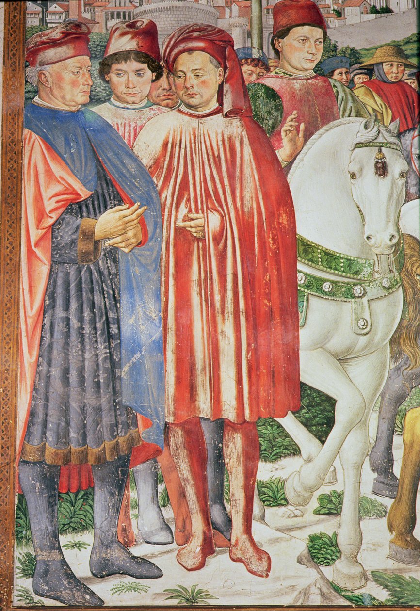 Das Leben des heiligen Augustinus (Detail) von Benozzo di Lese di Sandro Gozzoli