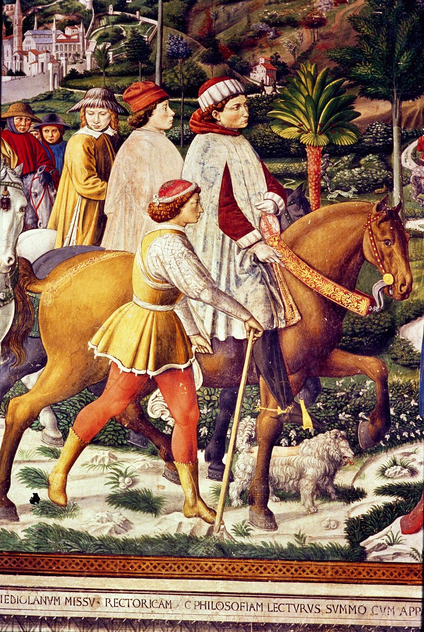Das Leben des heiligen Augustinus (Detail) von Benozzo di Lese di Sandro Gozzoli