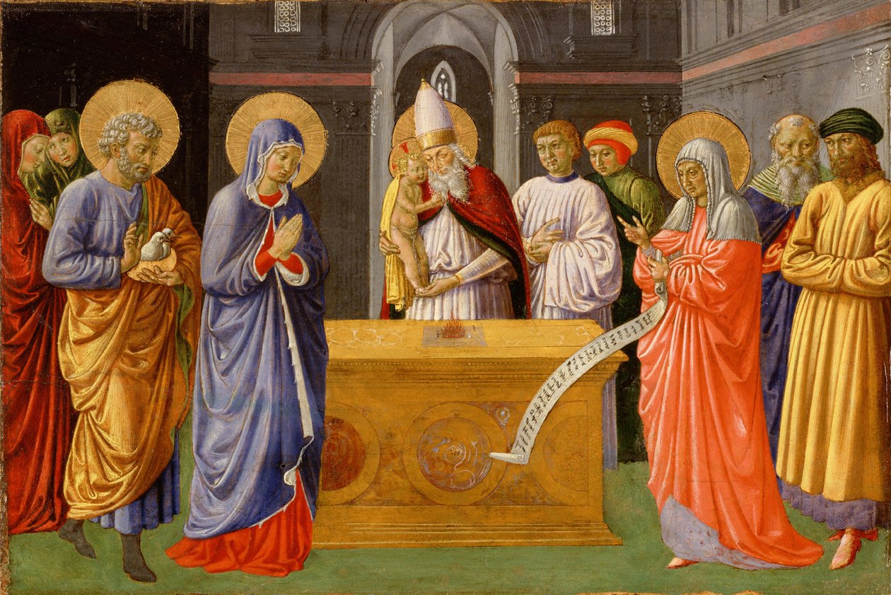 Gozzoli - Reinigung der Jungfrau, 1461-1462 von Benozzo Gozzoli