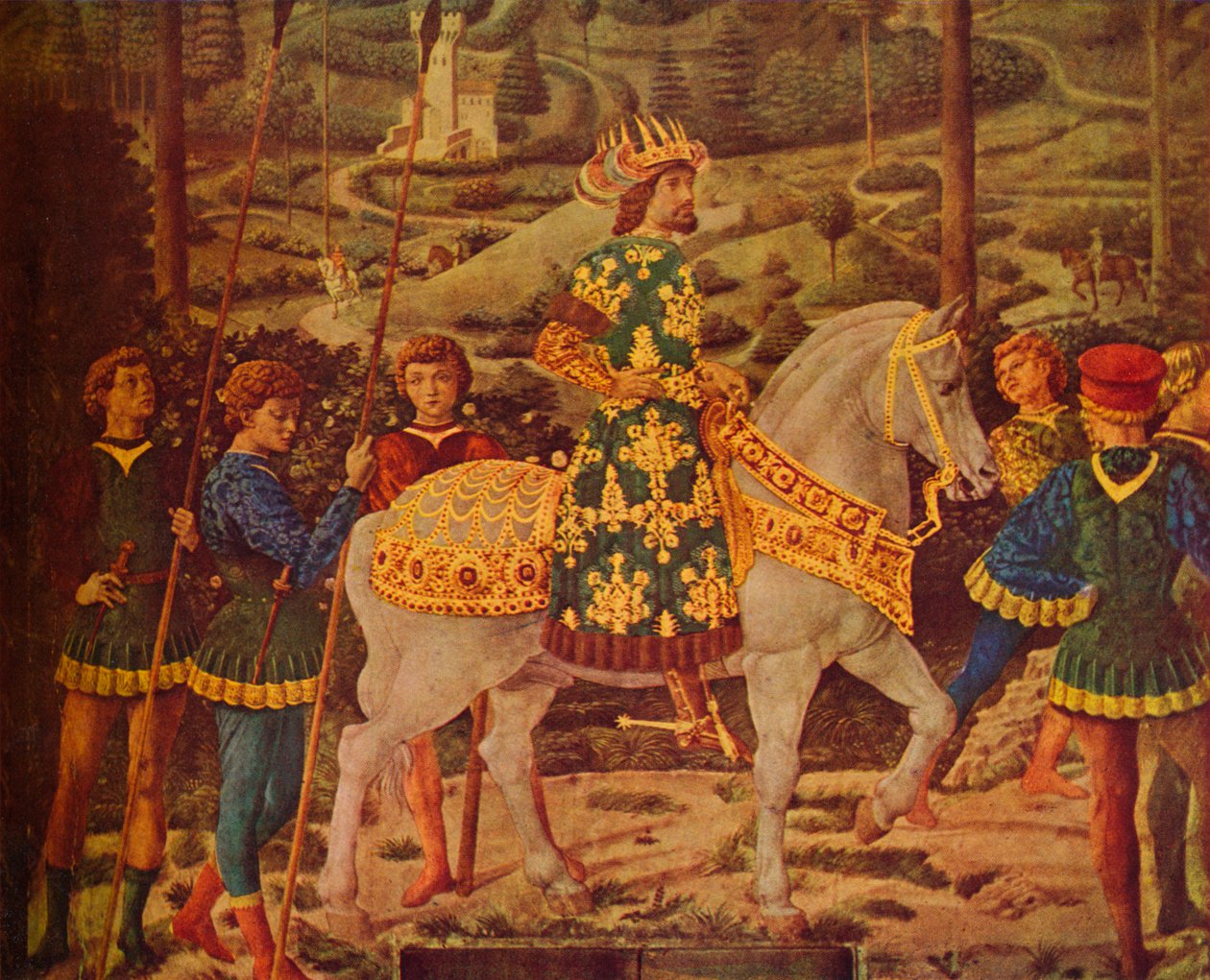 Die Reise der Heiligen Drei Könige, 1459-1461 von Benozzo Gozzoli