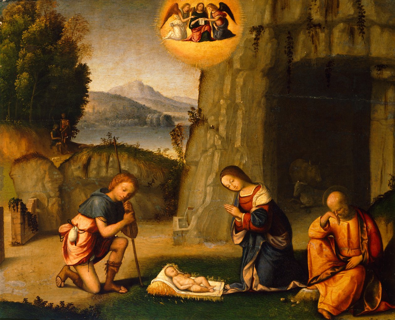 Geburt Christi von Benvenuto Tisi da Garofalo