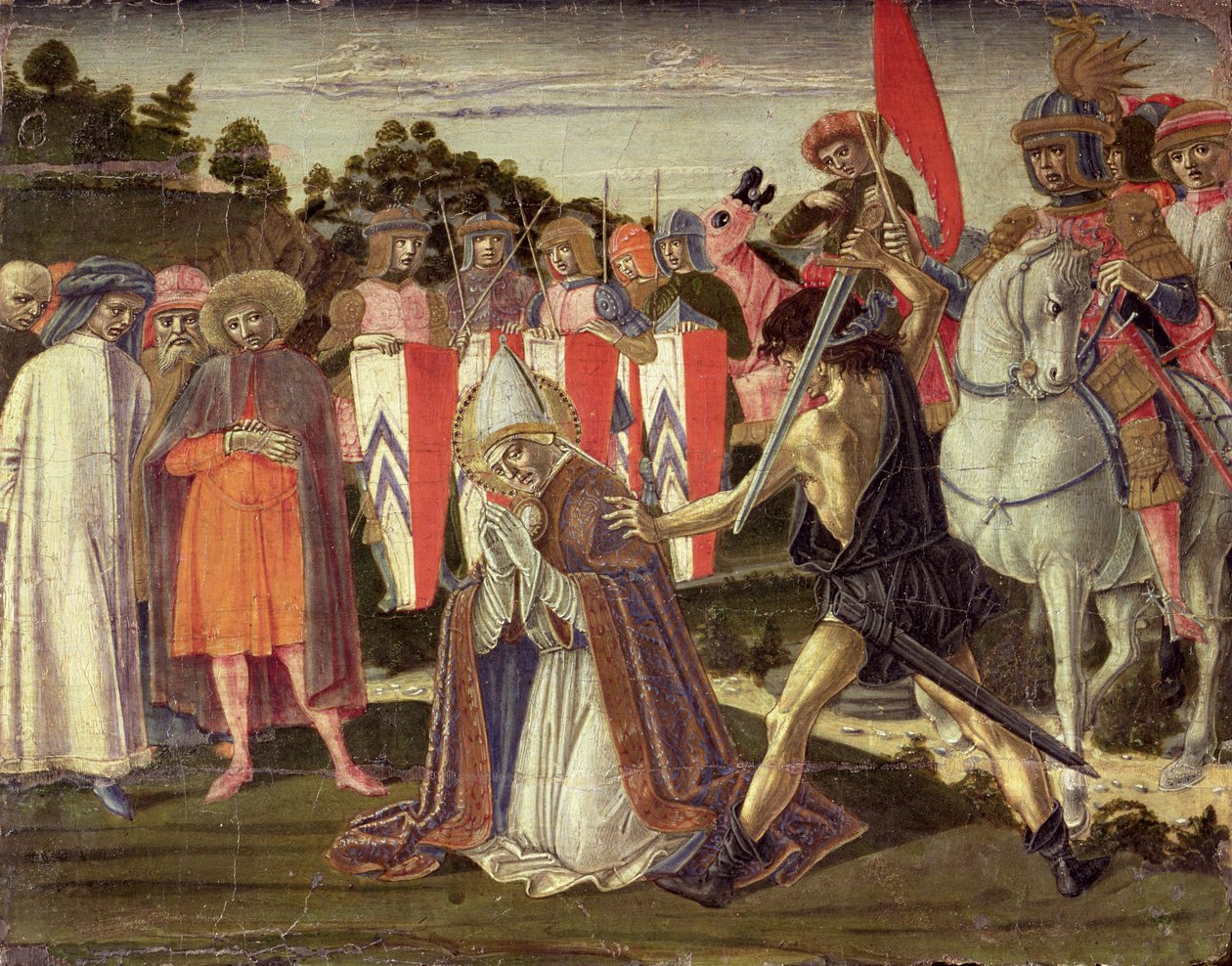 Das Martyrium des hl. Fabian von Benvenuto di Giovanni