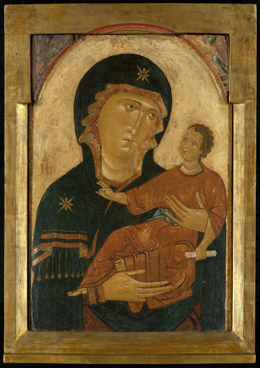 Madonna mit Kind, ca. 1230-1240 von Berlinghieri Family circle of Berlinghieri Family circle of