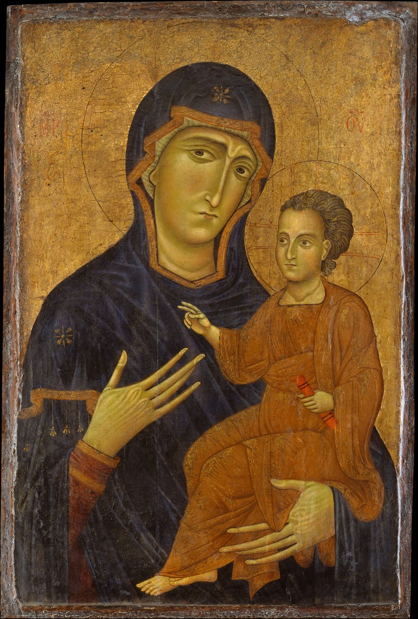 Madonna und Kind, möglicherweise 1230er Jahre von Berlinghiero