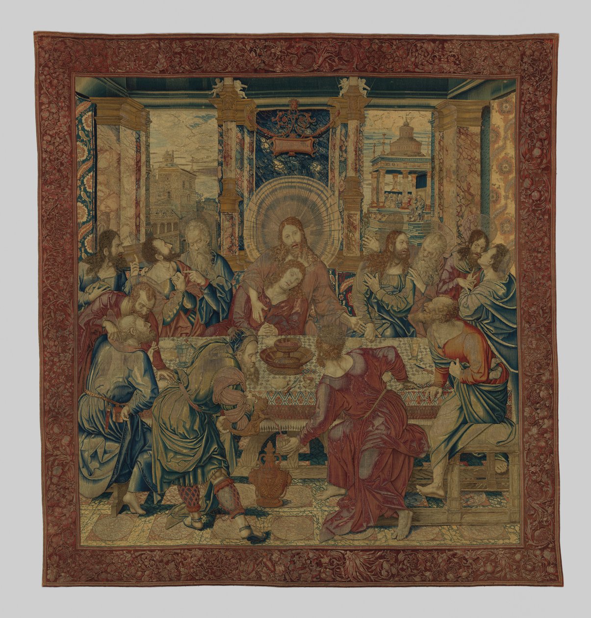 Das letzte Abendmahl von Bernard van after Orley